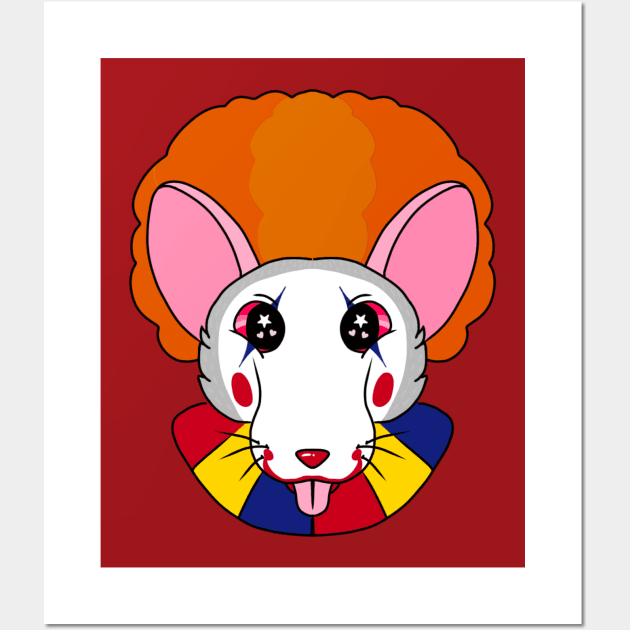 Clown Rat (Classic Circus) Wall Art by Rad Rat Studios